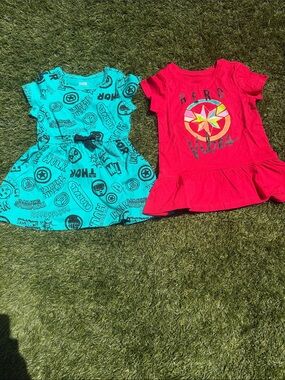 Marvel Toddler Girls 2-Piece Dress Set Size 2T | Superhero Dresses